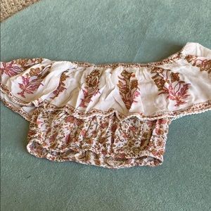 Crop top off the shoulder top